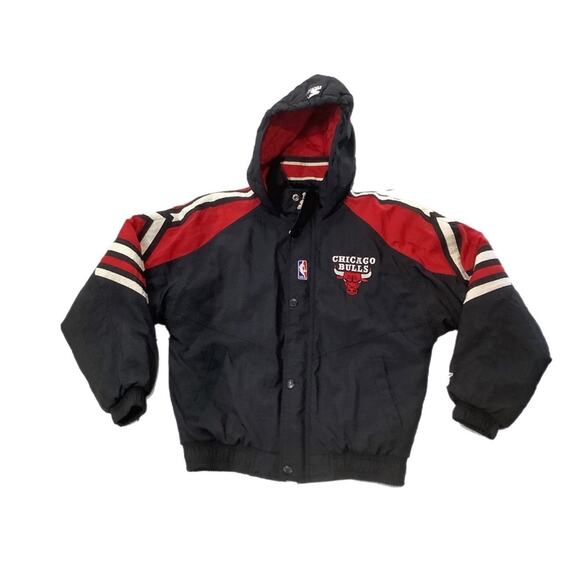 Vintage 90s NBA Chicago Bulls Puffer Starter Jacket